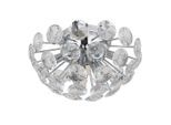 Globo , Klar, Chromfarben , Metall, Glas , 22 cm , CE ,