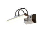 Möbelix , Chromfarben , Metall , rechteckig , 40x11x12 cm , RoHS, Europäischer Sicherheitsstandard , Beleuchtung, Innenleuchten, Wandleuchten, Bilderleuchten