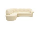 Mid.you , Beige , Textil , Uni , Ottomane links, L-Form , 243x180 cm , Made in EU, FSC MIX , Rücken echt ,