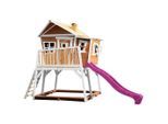 Ambia Garden , Braun, Lila, Weiß , Holz , Hemlocktanne , 432x288x193 cm , EN 71, CE, FSC 100% , Spielwaren, Outdoorspielzeug, Spieltürme