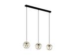 Eglo , Schwarz, Champagner , Metall , rund , 18x110x88 cm ,