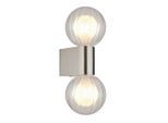 Globo , Klar , Metall, Glas , 12x26.5x10 cm , CE ,
