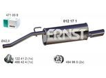 ERNST Endschalldämpfer 012171 für Opel GM