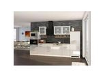 Küchenleerblock Mailand o. Geräte Weiß Hochglanz
