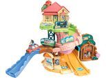 Spielwelt VTECH "Tut Tut Baby Flitzer - Blueys Familienhaus", bunt, Spielfigurenwelten, KinderB:69cm H:46,1cm T:36,7cm, Kunststoff, Spielwelt, B:69cm H:46,1cm T:36,7cm