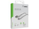 BELKIN USB-Kabel "USB-C/USB-A Kabel ummantelt, 2m", schwarz, 200cmcm, Kabel, USB-Kabel