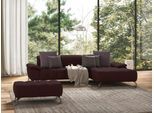 Ecksofa SIT & MORE "Cool L-Form", lila (chianti), B:290cm H:79cm T:185cm, Sofas, Ecksofa, wahlweise mit Kopfteilverstellung und Vorziehsitz, motorisch
