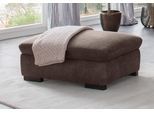 Stauraumhocker HOME AFFAIRE "Alberto", braun, B:101cm H:43cm T:68cm, 100% Polyester;Microfaser in Antiklederoptik (100% Polyester);Luxus-Microfaser Vintageoptik (100% Polyester);Luxus-Microfaser weich (90%Polyester 10%Polyamid), Hocker, Stauraumhocker, gross, mit Stauraum