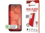 DISPLEX Displayschutzglas "Real Glass + Case - iPhone 14", transparent, B:12cm H:6cm T:25mm, Displayfolien, Displayschutzglas