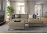 Ecksofa SIT & MORE "Scarlett L-Form", beige, B:258cm T:172cm, Sofas, Ecksofa, inklusive Kopfteilverstellung, wahlweise mit Bettfunktion, Bettkasten