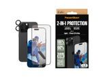 PANZERGLASS Displayschutzglas "2-in-1 Protection, Glass, Lens Protector", transparent, B:11cm H:1,1cm T:19,5mm, Displayfolien, Displayschutzfolie, Schutzfolie, Bildschirmschutz, kratz- & stoßfest, Displayschutzglas