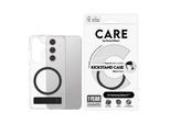 CARE BY PANZERGLASS Handyhülle "Magnetic QI Compatible Kickstand Case für Samsung Galaxy S25", schwarz, B:11cm H:2,5cm T:20cm, Hüllen, Backcover, Schutzhülle, Handyschutzhülle, Case, Schutzcase, stoßfest, Handyhülle