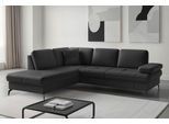 Ecksofa SIT & MORE "Morris Jubi, Ottomane, Breite 238 cm", schwarz, B:238cm H:83cm T:202cm, Sofas, Ecksofa, mit Armteilfunktion, wahlweise mit Schlaffunktion