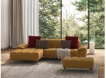 Ecksofa SIT & MORE "Cool L-Form", gelb (senf), B:290cm H:79cm T:185cm, Sofas, Ecksofa, wahlweise mit Kopfteilverstellung und Vorziehsitz, motorisch
