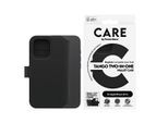 CARE BY PANZERGLASS Handyhülle "Case Feature Tango 2-in-1 Wallet Case Apple iPhone 16 Pro", schwarz, B:11cm H:2,6cm T:19,7cm, Hüllen, Backcover, Schutzhülle, Handyschutzhülle, Case, Schutzcase, stoßfest, Handyhülle