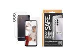 SAFE BY PANZERGLASS Displayschutzglas "3-in-1 Bundle Set Screen Protector, Case und Camera Lens Protector", transparent, B:11cm H:2,5cm T:19,5mm, Displayfolien, Bildschirmschutz, Kameraschutz, Backcover, Rundumschutz, 360 Grad, Displayschutzglas
