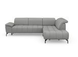 Ecksofa SIT & MORE "Cool L-Form", grau, B:272cm H:79cm T:220cm, Sofas, Ecksofa, wahlweise mit Kopfteilverstellung und Vorziehsitz motorisch