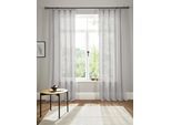 Gardine OTTO HOME "Fiete" Gr. 2, grau (stein), B:140cm H:175cm, Polyester, Gardinen, Gardine, Leinen Optik, Sichtschutz, halbtransparent, einfarbig, Leinenoptik