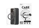 CARE BY PANZERGLASS Handyhülle "Kickstand Case für Apple iPhone 16", schwarz (schwarz, transparent), B:11cm H:1,9cm T:19,6cm, Hüllen, Backcover, Schutzhülle, Handyschutzhülle, Case, Schutzcase, stoßfest, Handyhülle
