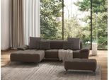 Ecksofa SIT & MORE "Cool L-Form", grau (taupe), B:290cm H:79cm T:185cm, Sofas, Ecksofa, wahlweise mit Kopfteilverstellung und Vorziehsitz, motorisch