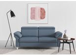 2,5-Sitzer SIT & MORE "Arngast", bunt (graublau), B:186cm H:84cm T:93cm, Sofas, 2 5-Sitzer, inklusive Federkern und Kopfteilverstellung
