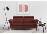 2,5-Sitzer SIT & MORE "Arngast", rot (merlot), B:186cm H:84cm T:93cm, Sofas, 2 5-Sitzer, inklusive Federkern und Kopfteilverstellung