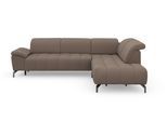 Ecksofa SIT & MORE "Cool L-Form", grau (taupe), B:272cm H:79cm T:220cm, Sofas, Ecksofa, wahlweise mit Kopfteilverstellung und Vorziehsitz motorisch