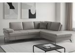 Ecksofa SIT & MORE "Morris Jubi, Ottomane, Breite 238 cm", light grau, B:238cm H:83cm T:202cm, Sofas, Ecksofa, mit Armteilfunktion, wahlweise mit Schlaffunktion