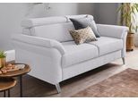 2,5-Sitzer SIT & MORE "Arngast", silber, B:186cm H:84cm T:93cm, Sofas, 2 5-Sitzer, inklusive Federkern und Kopfteilverstellung