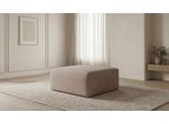 Polsterhocker OTTO HOME "Kelani", beige (cream), B:93cm H:44cm T:93cm, 100% Polyester, Hocker, Polsterhocker, verschiedene Modifikationen verfügbar