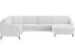 Wohnlandschaft SIT & MORE "Soul U-Form", silber, B:356cm H:90cm T:227cm, 100% Polyester, Sofas, Wohnlandschaft, wahlweise mit Bettfunktion und Bettkasten oder Schubkasten
