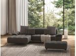 Ecksofa SIT & MORE "Cool L-Form", braun (schlamm), B:290cm H:79cm T:185cm, Sofas, Ecksofa, wahlweise mit Kopfteilverstellung und Vorziehsitz, motorisch