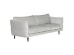 Mid.you , Hellgrau , Textil , Füllung: Kaltschaum, Faserbällchen , 252x82x99 cm , Made in EU , Rücken echt , Wohnzimmer, Sofas & Couches, Sofas, 3er Sofas