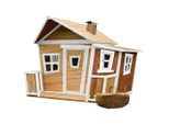 Ambia Garden , Braun, Weiß , Holz , Hemlocktanne , 220x174x193 cm , EN 71, CE, FSC 100% , Spielwaren, Outdoorspielzeug, Spielhäuser