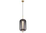 Globo , Messingfarben , Metall, Glas , rund , 120 cm , CE ,