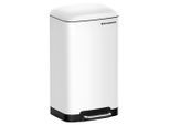 Möbelix , Weiß , Metall, Kunststoff , 30 l , 34.5x62x32.5 cm , Küche, Küchenausstattung, Mülltrennsysteme