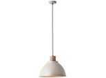 Brilliant , Taupe , Holz, Metall , 120 cm , höhenverstellbar , Beleuchtung, Innenleuchten, Hängeleuchten, Esstischlampen