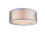 Globo , Grau, Nickelfarben , Metall, Kunststoff, Textil , rund , 40x17.5x40 cm , CE ,