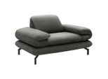 Looks by W.Joop , Grau , Textil , Uni , 139 (197)x83 (110)x98 cm , Made in EU, FSC MIX , Esszimmer, Esszimmerstühle, Polsterstühle