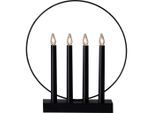 Eglo , Schwarz , Holz, Metall, Kunststoff , Eiche , 7.5x35x32 cm , Kippschalter , Dekoration, Kerzen, LED-Kerzen
