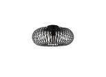 Trio Leuchten , Schwarz , Metall , 40x17x40 cm ,