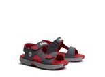 Sandale TIMBERLAND "MOSS JUMP BACKSTRAP SANDAL", Mädchen, Gr. 24, dunkelgrau, Leder, Schuhe Sandale, aus Leder