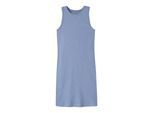Jerseykleid NAME IT "NKFNAKAL SL SLIM DRESS NOOS", Mädchen, Gr. 128, N-Gr, lila impression, Jersey, Obermaterial: 95% Baumwolle, 5% Elasthan, slim fit kniefrei, Rundhals, Kleider Jerseykleid, Baumwollmischung, Jersey Rippware