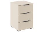 Möbelix , Champagner , Holzwerkstoff , 3 Schublade(n) Schubladen , 40x61x42 cm , Blauer Engel, Goldenes M, Made in Germany ,