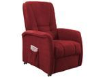 Livetastic , Rot , Textil , 77x107x88 cm , Stoffauswahl, Relaxfunktion, Netzbetrieb ,