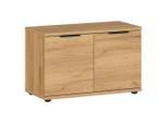 Germania , Eichefarben , Holzwerkstoff , 75x48x37 cm , Garderobe, Garderobenbänke