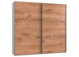 Mid.you , Weiß, Eichefarben , Holzwerkstoff , 6 Fächer , 250x236x65 cm , BQ - Bündnis für Qualität, Made in Germany, DIN EN ISO 9001 , umfangreiches Zubehör erhältlich, in verschiedenen Größen erhältlich, in verschiedenen Holzdekoren erhältlich ,
