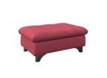 Möbelix , Rot , Textil , quadratisch , 108x46x108 cm , Stoffauswahl , Wohnzimmer, Hocker