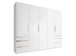 Mid.you , Weiß , Holzwerkstoff , 3 Fächer , 6 Schublade(n) Schubladen , 250x216x58 cm , BQ - Bündnis für Qualität, Made in Germany, DIN EN ISO 9001 ,