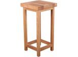 Gardenson , Eichefarben , Holz , Eiche , massiv, Hartholz , quadratisch , 30x60x30 cm , Gartenmöbel, Gartensessel, Gartenhocker